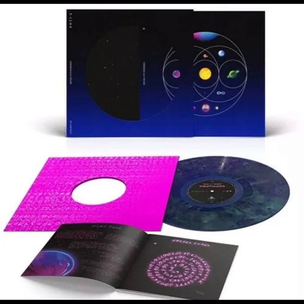 Coldplay Music of the Spheres ft. BTS & Selena Gomez Vinyl Record